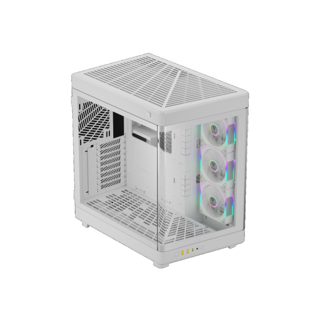 Gamdias NESO P1 PRO Tempered Glass Full Tower Gaming PC Case - White