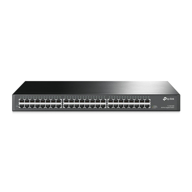 TP-LINK TL-SG1048 96 Gbit/s Rack Mountable Unmanaged 48 x Gigabit Ethernet RJ45 Network Switch
