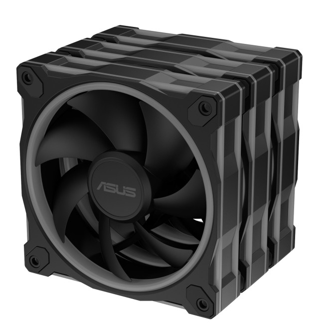 ASUS Prime MR120 ARGB 120mm PC Fan Triple Pack - Black