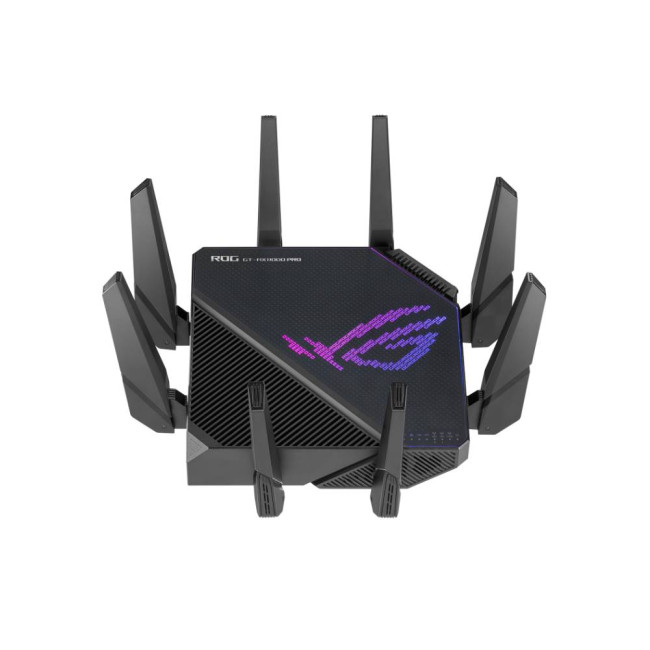 Refurbished ASUS ROG Rapture GT-AX11000 Pro Tri-band Wireless Router (2.4 GHz / 5 GHz / 5 GHz) Black