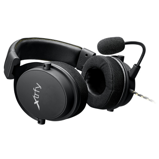 Cherry XTRFY H2 1.35mm Wired Boom Mic Gaming Headset - Black