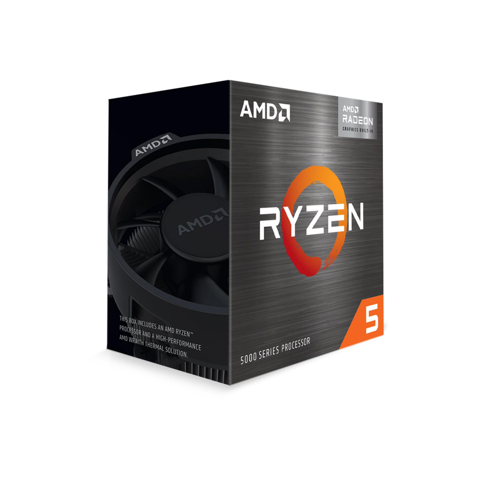AMD Ryzen 5 5600G 100-100000252BOX AM4 CPU w/ Stealth Cooler