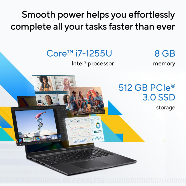 ASUS VivoBook 14 X1407QA-LY003W Snapdragon X Plus X1P-26-100 16GB RAM 512GB SSD 14" WUXGA IPS LED Windows 11 Home Laptop