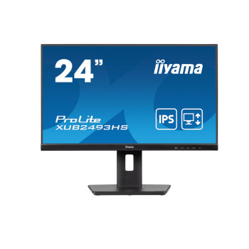 iiyama Prolite XUB2493HS-B6 24" IPS FHD Height Adjustable Monitor with Speakers