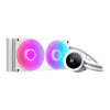 NZXT KRAKEN Plus ARGB 240mm Intel/AMD AIO Liquid Cooler w/ 1.54" LCD - White
