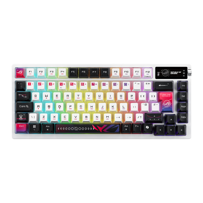 ASUS ROG Azoth X 75% Form Factor OLED RGB Wireless Gaming Keyboard
