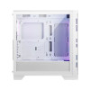 MSI MAG FORGE 320R AIRFLOW Tempered Glass Mid Tower PC Case - White