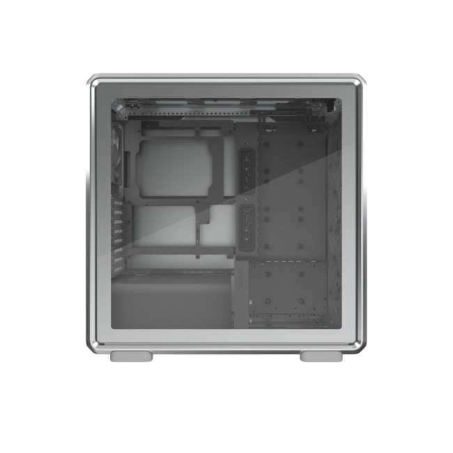 Cooler Master MasterFrame 600 RGB Tempered Glass Mid Tower gaming PC Case Silver