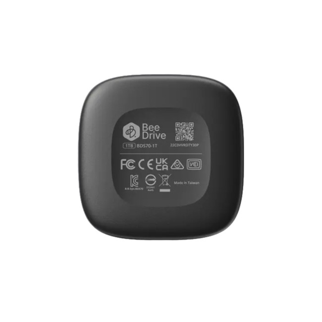 Synology BeeDrive 1TB 2.5" USB Type-C External SSD - Black