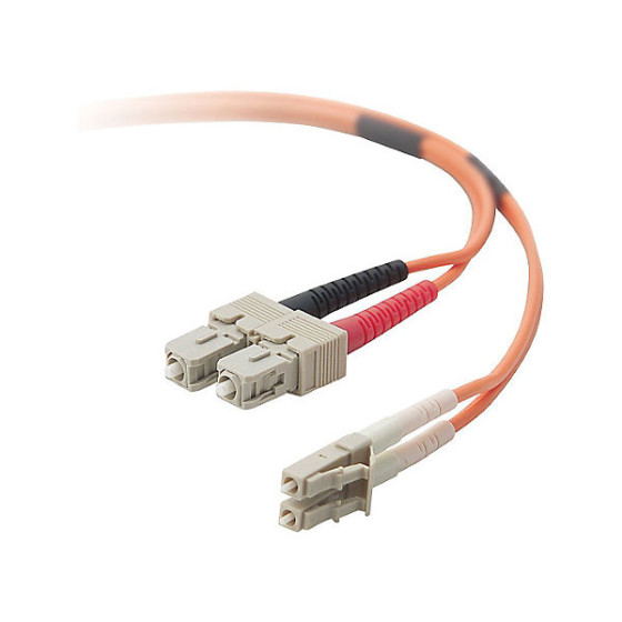 ROLINE 10 Meters Fibre Optic Patch Cable, 62.5/125mm LC/SC, Orange - 21159360AR