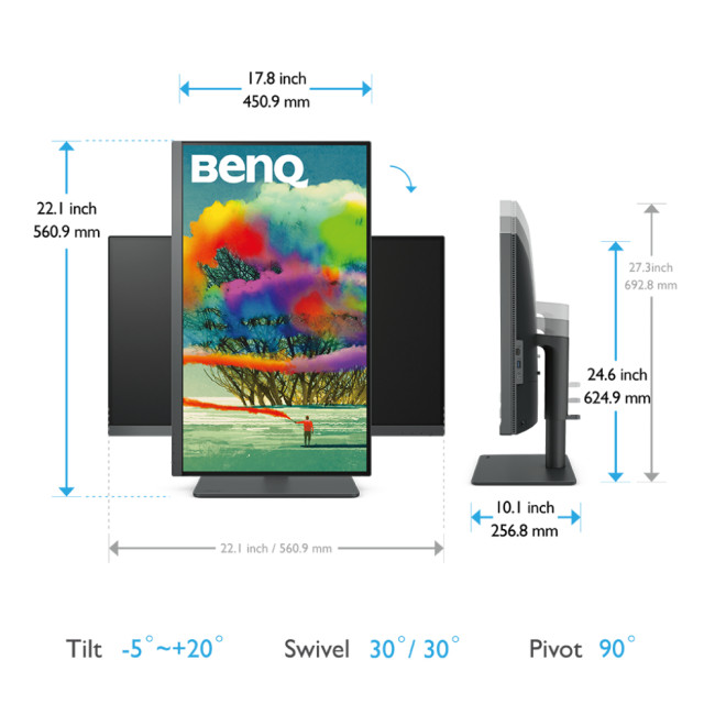 Benq PD2705U 27" 4K Ultra HD IPS LED Monitor