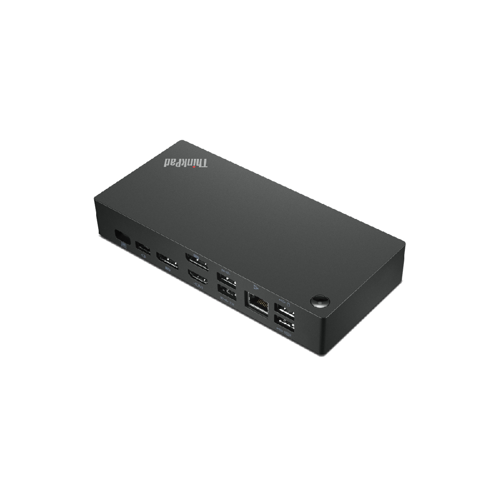 Lenovo 40AY0090UK Notebook Dock/Port Replicator Wired USB  Gen 1 Type-C  Black | LaptopOutlet, UK