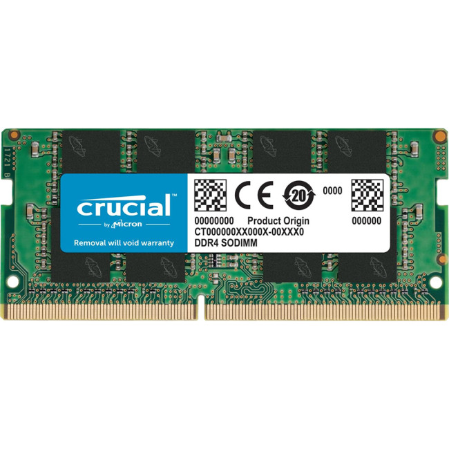Crucial 16GB DDR4 3200MHz CL22 Laptop Memory Module Unbuffered SO-DIMM Non-ECC