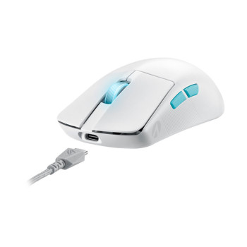 ASUS ROG Harpe Ace Aim Lab Edition 36000 DPI Optical Wireless Gaming Mouse - White