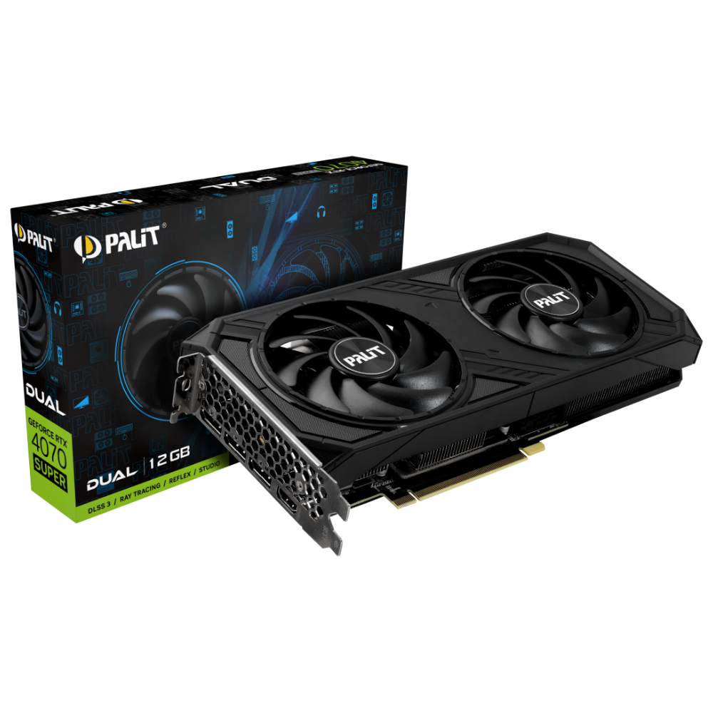 PALIT RTX 4070 SUPER DUAL 12GB 本体とケーブルのみ 0 RTX Palit