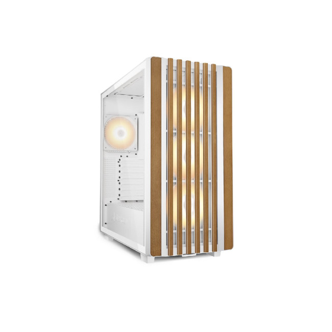 Sharkoon Rebel C70G White RGB Tempered Glass ATX Gaming PC Case