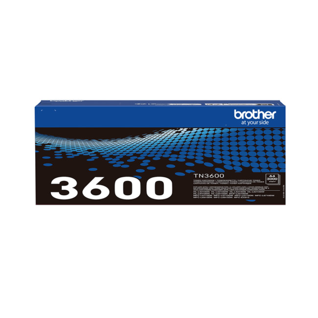 Brother TN3600 Black 3,000 Pages Yield Toner Cartridge
