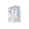 ASUS A31 PLUS TG ARGB Tempared Glass Mid Tower Gaming PC Case - White