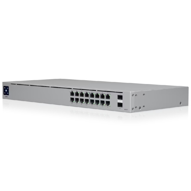 Ubiquiti USW 16 POE Managed Network Switch - 16 Ports