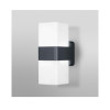LEDVANCE Smart+ Wi-Fi 13.5W LED Up / Down RGBW Cube Wall Light Dark Grey 3000K - 4058075478077