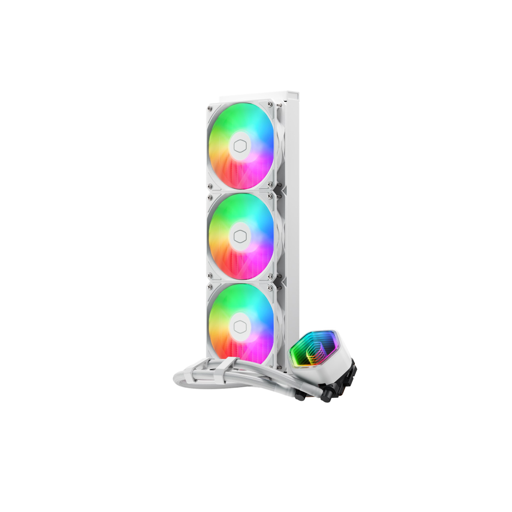 Cooler Master MasterLiquid 360mm ARGB AIO Liquid Coolor - White