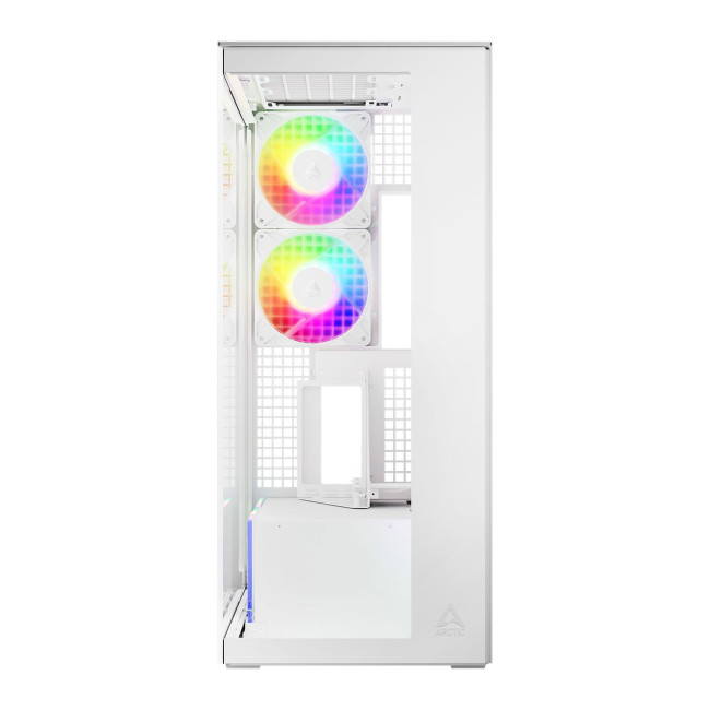Arctic Xtender ARGB Tempered Glass w/ Vertical GPU Mount Mid Tower PC Case - White
