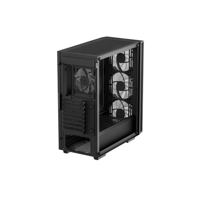 DeepCool 55 V4 C ATX Tempared Glass Mid Tower PC Case - Black
