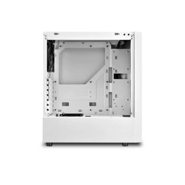 Sharkoon RGB Slider White Tempered Glass ATX Gaming PC Case