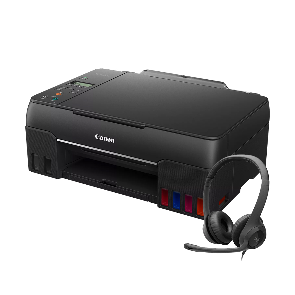 Canon PIXMA G650 2-line LCD Wireless 3-in-1 Refillable MegaTank Inkjet Photo Printer