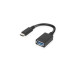 Lenovo USB-C to USB-A Adapter 0.14m USB C USB A Male Female Black USB cable