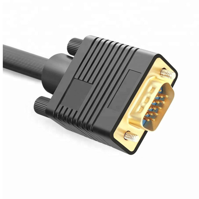 Umateck HD 15 Pin Male to Male VGA Header 5m VW-1 Low Voltage Computer Cable 50FT - AWM-2919