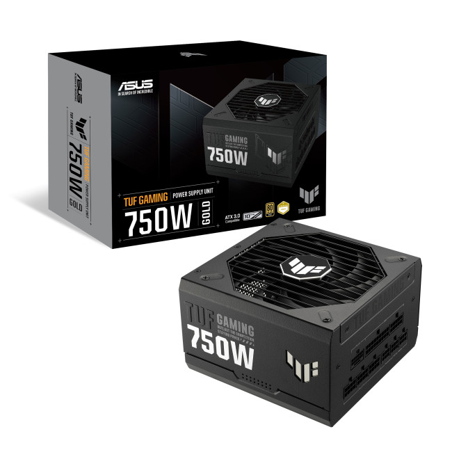 ASUS TUF GAMING 750G 80 PLUS Gold Fully Modular PSU Power Supply 750 Watts Black - 90YE00S3-B0NA00