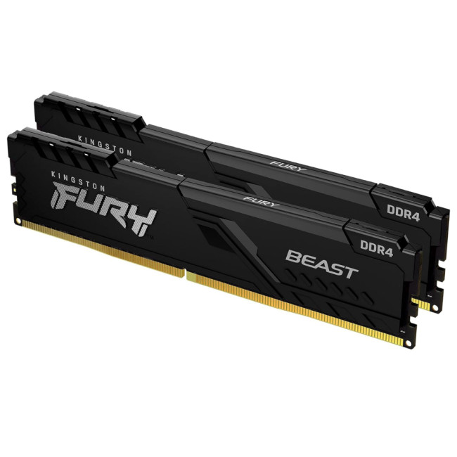 Kingston FURY Beast 32 GB 2 x 16 GB DDR4 3200 MHz Desktop Memory Module