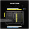 Corsair 2500X MicroATX TG ATX Gaming Case - Black