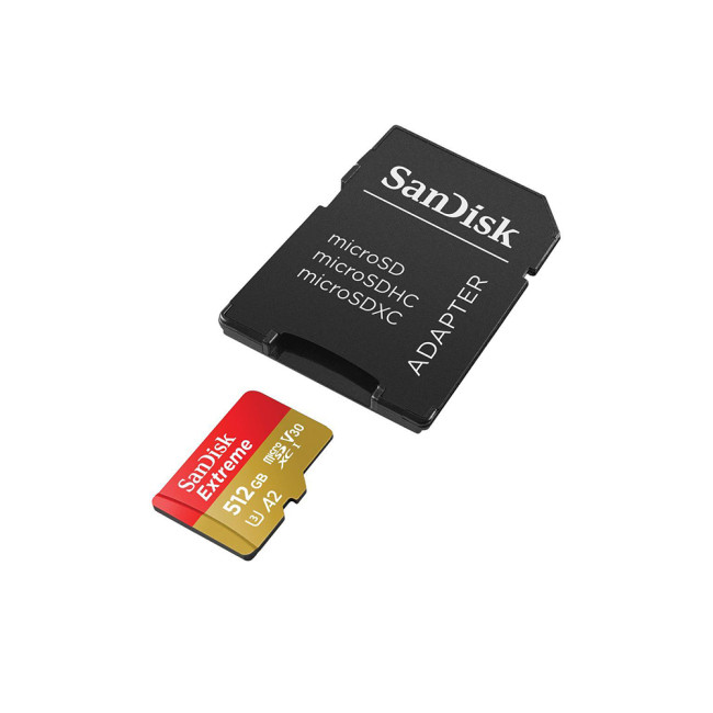 SanDisk Extreme 512GB UHS-I Class10 microSDXC Memory Card