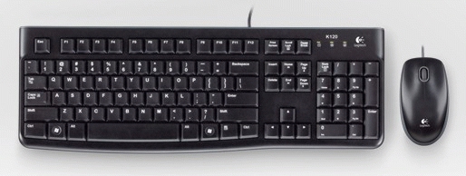 Logitech MK120 Keyboard & Mouse Combo Black - 920-002552