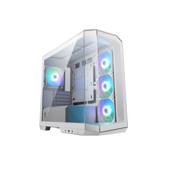 MSI MAG PANO M100R PZ Micro-ATX Tower Tempered Glass Gaming PC Case - White