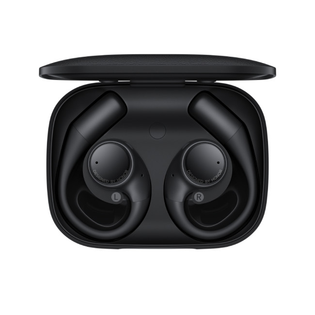 HONOR Earbuds Open Active Noise Cancellation IP54 Wireless EarBuds Black