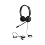 Jabra Evolve 20 MS Stereo On-Ear Headset Head-band, Noice Cancellation, Black