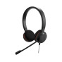 Jabra Evolve 20 MS Stereo On-Ear Headset Head-band, Noice Cancellation, Black
