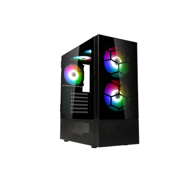 Kolink Observatory MX Glass ARGB  Midi Tower Gaming ATX PC Case - Black