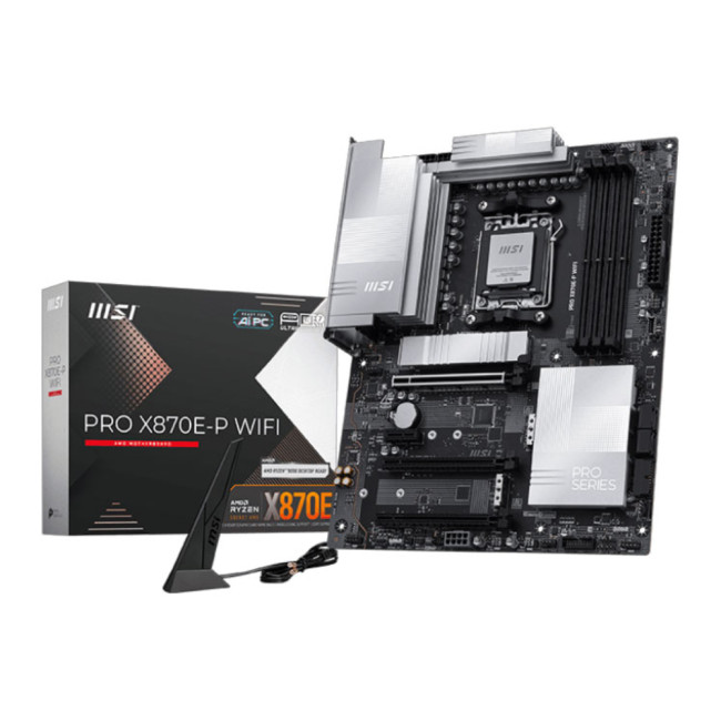 MSI PRO X870E-P WIFI ATX AMD Socket AM5 Motherboard