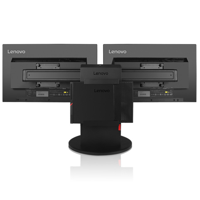 Lenovo ThinkCentre Tiny-In-One Dual Monitor Desk Mount Stand Black