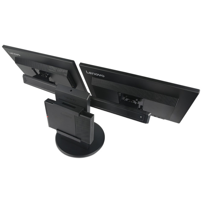 Lenovo ThinkCentre Tiny-In-One Dual Monitor Desk Mount Stand Black