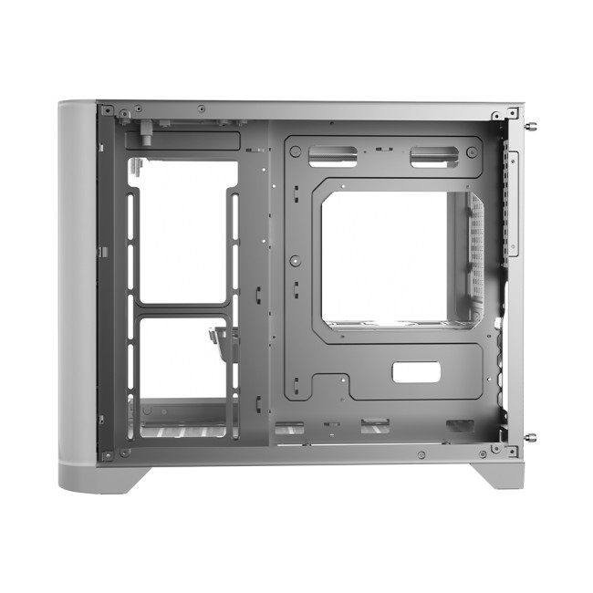 1st Player UV6 Tempered Glass Micro ATX Gaming Case - White