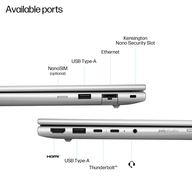 HP EliteBook 6 G1i 16 inch Notebook Intel Core Ultra 5 225U 16GB RAM 512GB SSD 16" WUXGA Windows 11 Pro Business Laptop