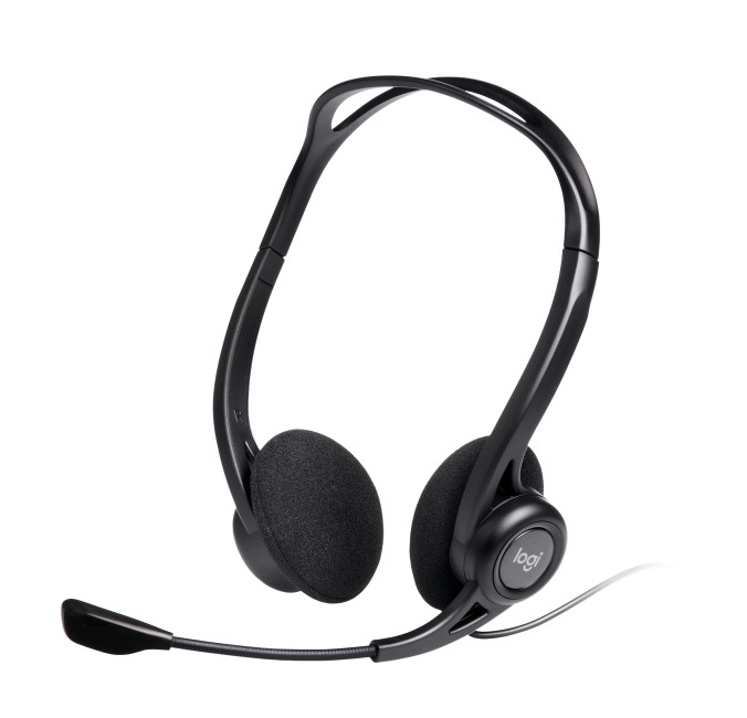 Logitech 960 Wired USB Headset Black - 981-000100