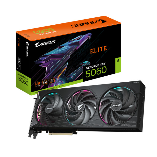 Gigabyte GeForce RTX 5060 AORUS ELITE 8GB Graphics Card