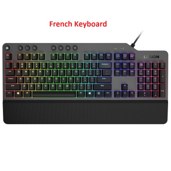 Lenovo Legion K500 Wired RGB Mechanical Gaming Keyboard French Layout - Black