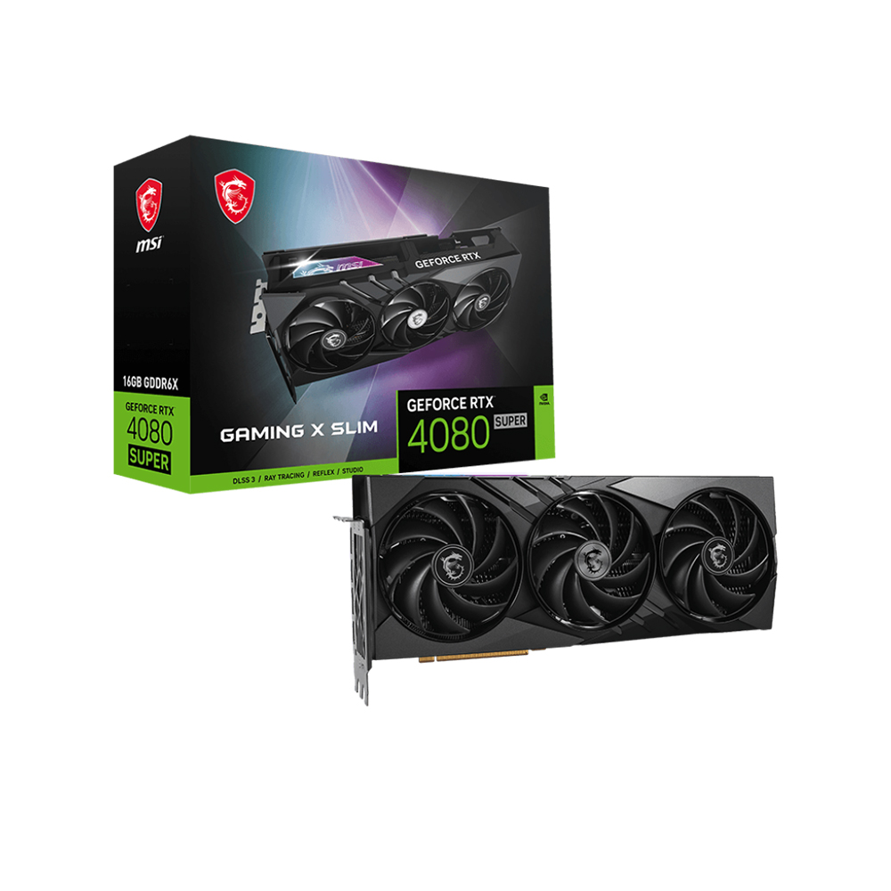 MSI GeForce RTX 4080 SUPER GAMING X SLIM RTX 4080 16GB GPU